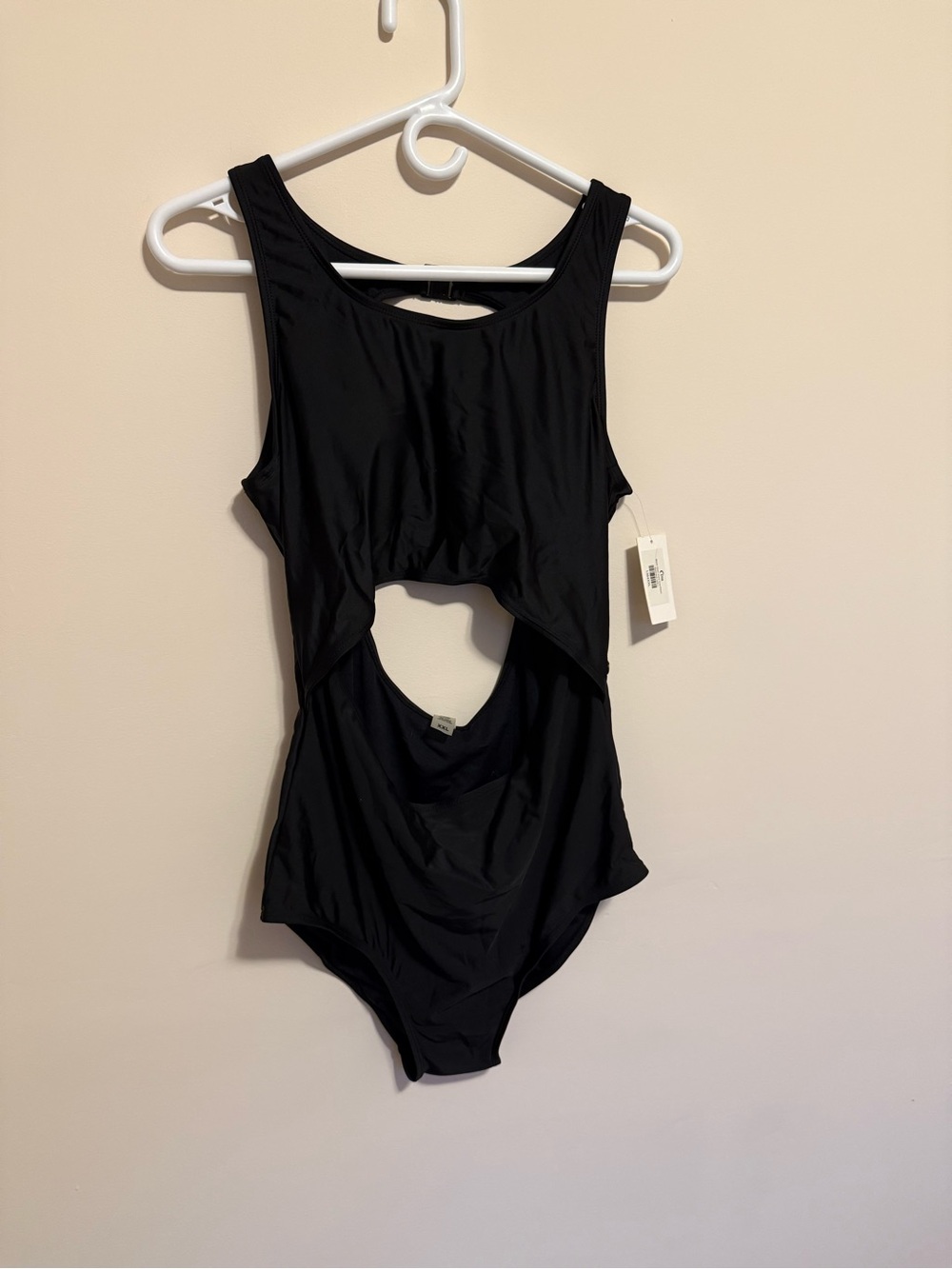 ZYIA Black Cutout One-Piece Swimsuit with Keyhole